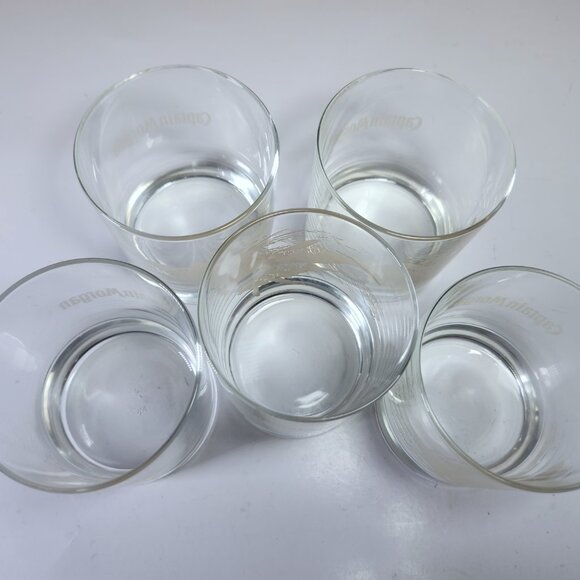 Captain Morgan Rock Glasses Etched Design of Humpback Whales Set of 5 Cocktail - Picture 7 of 9